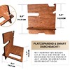 Gift for Men - Docking Station - Wooden Desk Organiser