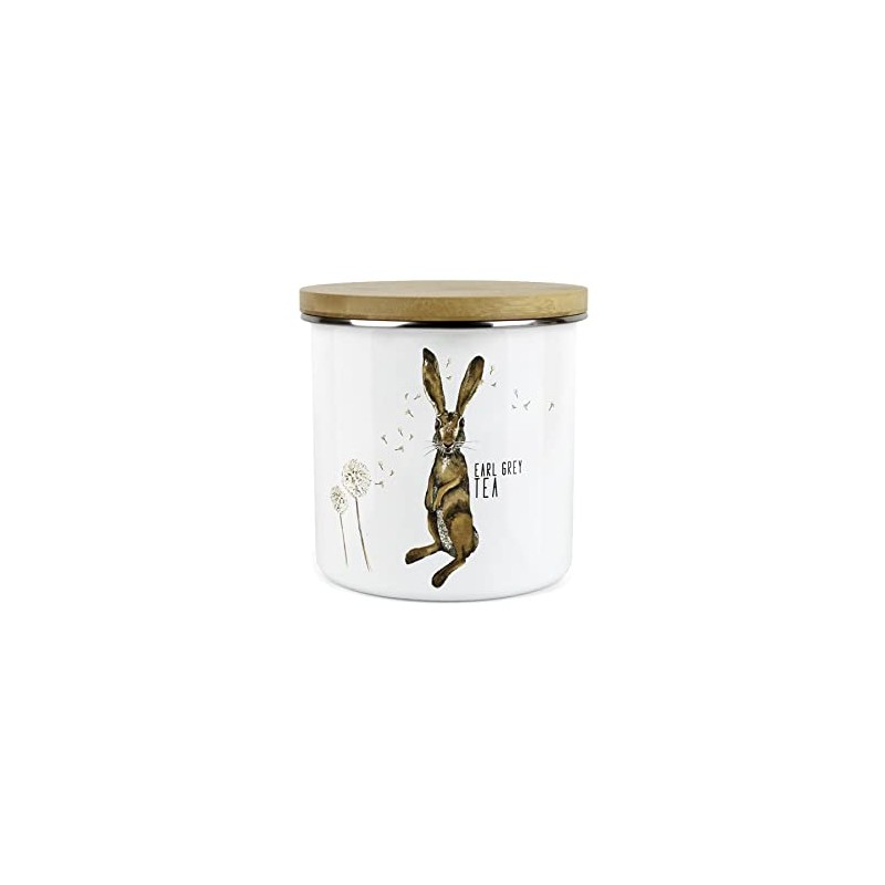 Purely Home Hares and Dandelions Earl Grey Tea Storage Canister
