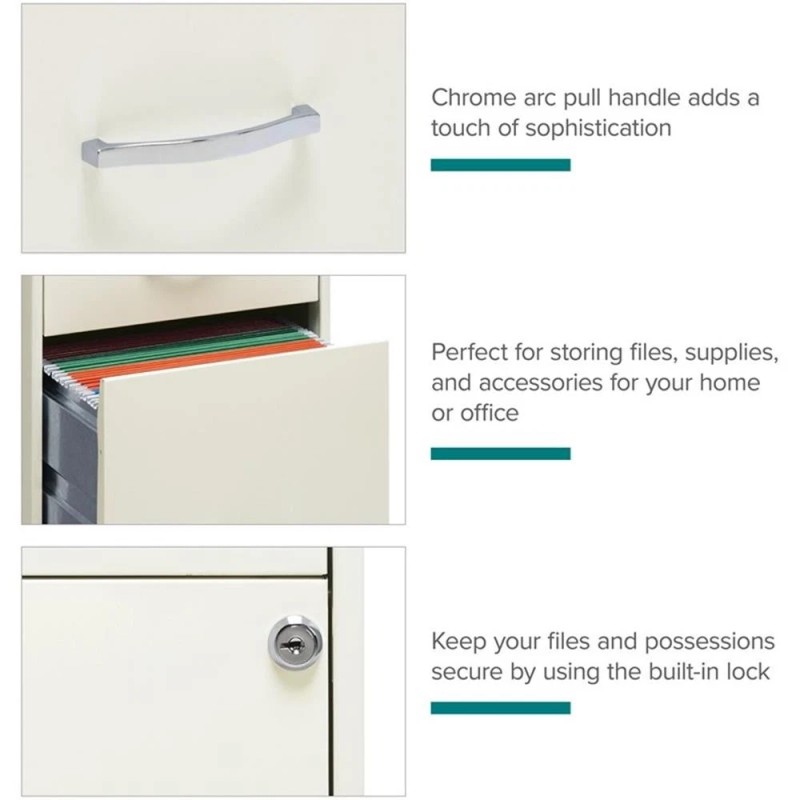 Hirsh Industries Space Solutions 3 Drawer Vertical Metal File Cabinet
