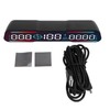 7 Inch Car LED HUD Display Time Speedometer Display Over