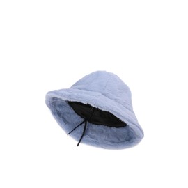 QUEEN HELENA Ladies Soft Fur Bucket Hat CP302, blue