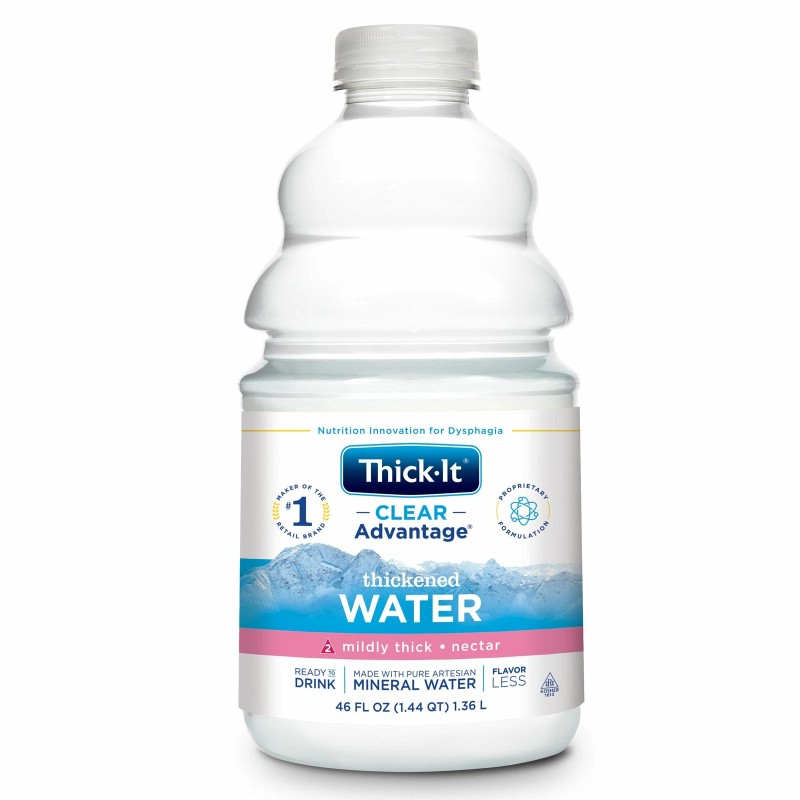Thick-It Clear Advantage Thickened Water Unflavored 46 oz. Bottle
