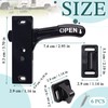 LhyBtm RV Screen Door Latch (Right Hand) - Replacement Handle