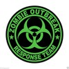 Zombie Outbreak Response Team Sticker Green