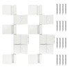 Trailer Rv Door Hinges Replacement Parts 198295 Hinge Assembly (White)