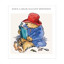 Paddington Bear Have A Bear-illiant Birthday Greetings Card with White Envelope Museum Collection