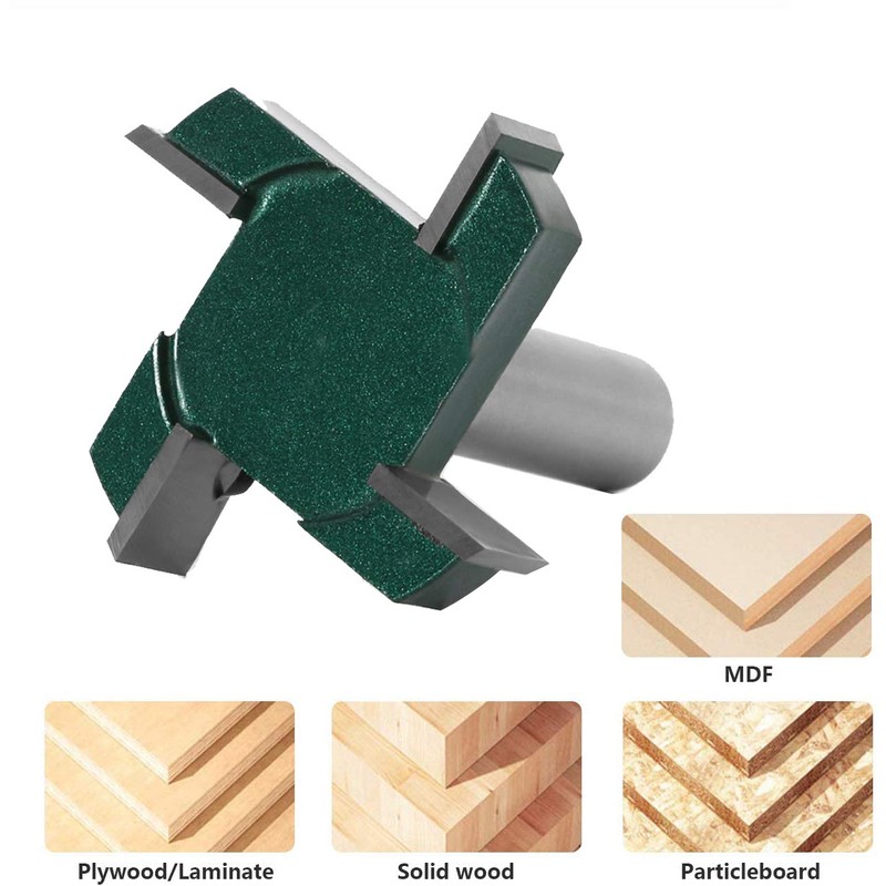 CNC Spoilboard Surfacing Router Bits, Gasea 1/2-Inch Shank 2" Cutting