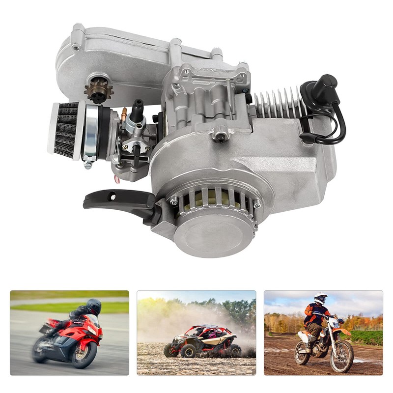 Hteedy 2 Stroke 49CC Racing Engine Motor Pull Start for