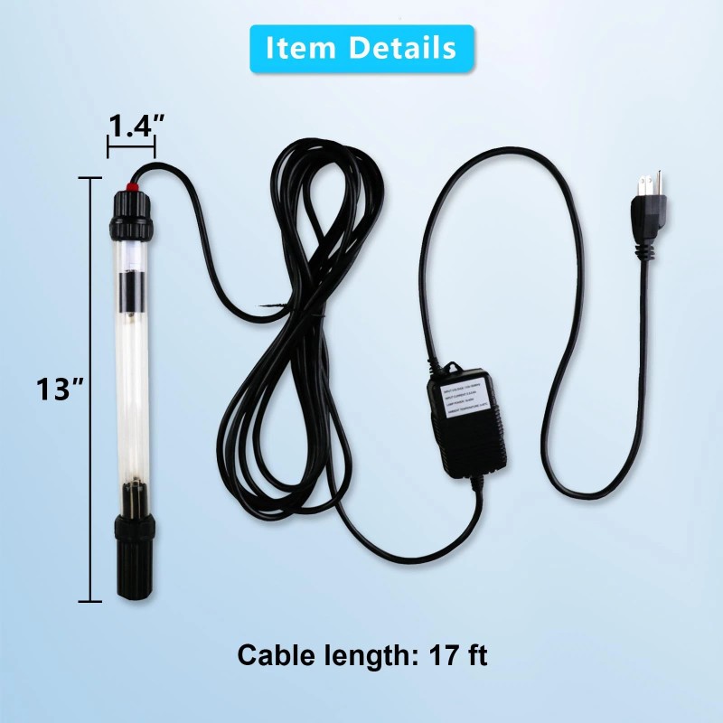 Coospider-Repta 18W Aquarium UV Light for 100-1000 Gallon, UV Pond