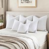 MIULEE 18x18 Pillows Inserts Pack of 4, Down Alternative Virgin