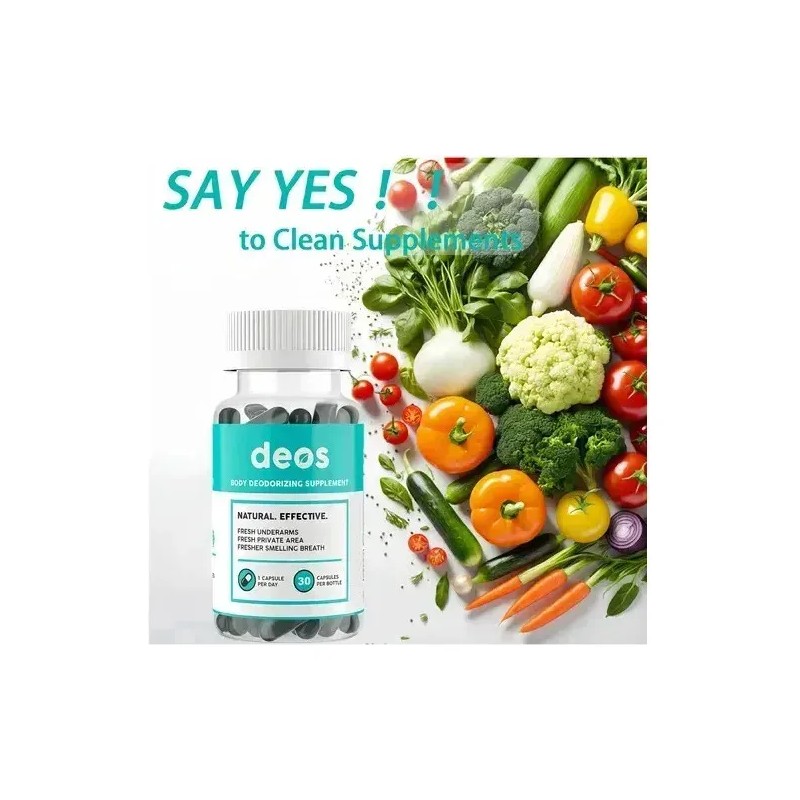 2pc Deos Skin Health, Detox Digestionsupport Natural Odor