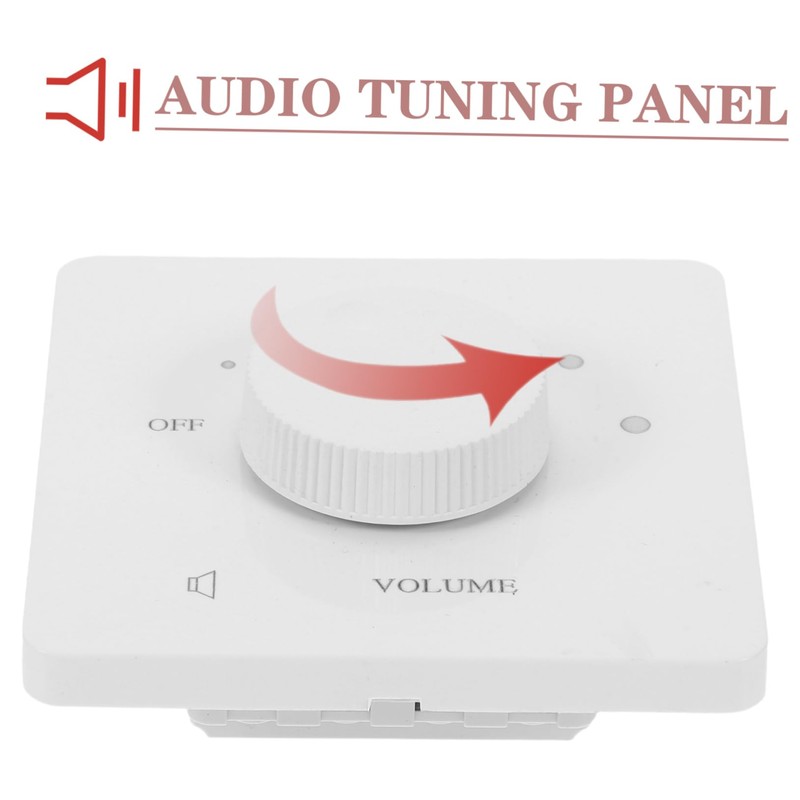 BUGUUYO Wall Audio Input Selector Volume Control Switch Adjustable Tone