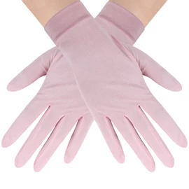 CINECE Women's Silk Gloves, Hand Care, Moisturizing, Heat Retention, Protection, Rough Skin, Sunscreen (Pink)