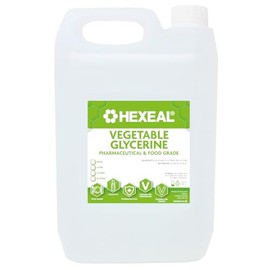 Hexeal Vegetable Glycerine 5L - Vegan FCC Food Grade for Cosmetics