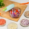 Manual Food Processor Vegetable Chopper 2.3 Cup Small Mini Hand