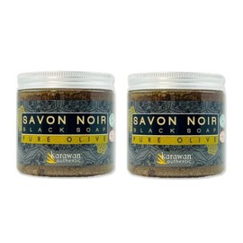 Karawan Black Soap 200ml 2pcs Sabon Black Olive Soap / 카라완 블랙솝 200ml 2개 사봉 블랙 올리브솝
