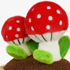 Mushroom Plush Golf Driver Headcover with Sock, Funny Golf Head
