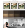 Pasoar White Battery Operated Picture Light with Remote,Wireless Gallery Lights