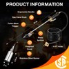 Heavy Duty Propane Weed Torch with Self-Ignition, 800,000 BTU High