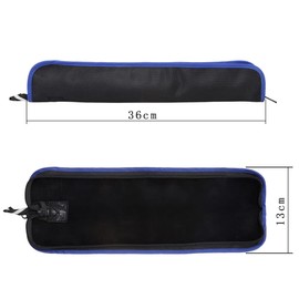 1 Piece Flute Storage Bag Flute Carrying Bag Mini Saxophone Bag Flute Carry Case Portable Flute Case Oxford Fabric Waterproof Bags for Music Instrument, Black