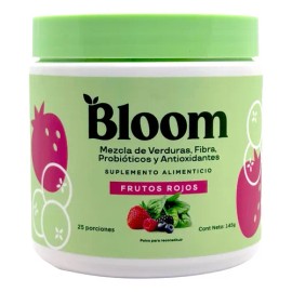 Bloom Greens Fibra Probioticos 145 G Frutos Rojos Kps                                                                                                 