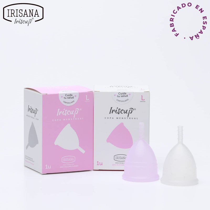 Irisana Iriscup Menstruationstasse L durchsichtig