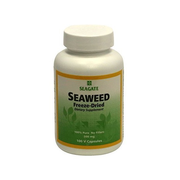 Seagate Products Freeze-Dried Seaweed 500 mg 100 Capsules