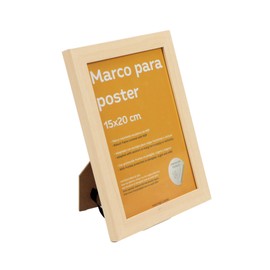 Nacnic Robust Classic photo frame to protect and display photos, diplomas, billboards, posters, pictures... Frames in different sizes and colours. Wood, size 15x20 cm