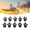 10Pcs Black Beer Bottle Opener Bar Beer Soda Bottle Cap