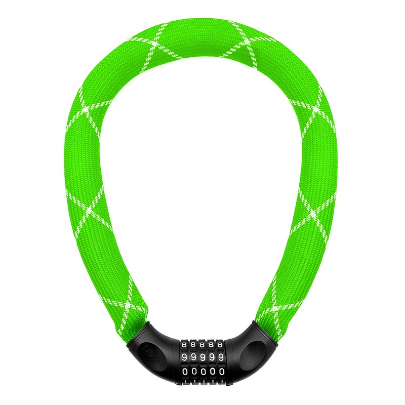 nean Bicycle Lock with Numbers High Security Extremely Robust Fabric