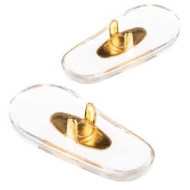 Sports Vision World kompatible Nasenpads Ersatz Certain RB Aviator Soft Silikon Gold Color Einsätze