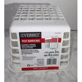 Everbilt Wall Hinged 3"-4" Dryer Vent Exhaust Duct Cap Cover Pest Bird Guard Barricade