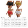 Women's Glitter Sequin Tassel Fringe Rave Dance Shorts Dancewear Bottoms