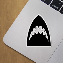 Decal Stickers of Shark Jaws Premium Indoor (No Waterproof) Vinyl Decal Stickers for Laptop Phone Accessory Helmet Car Window Mug Tuber Cup Door Wall Decoration ANDVER3e4669aBL