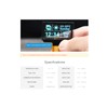 1.51inch Transparent OLED Display Module 128×64 Resolution Light Blue Color