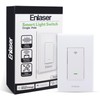Enlaser Smart Light Switch, Single Pole, Voice/Remote Control, Easy Installation,