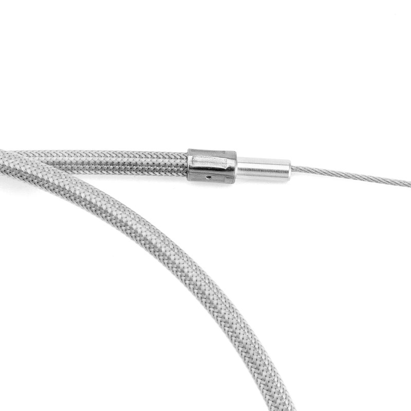 CB 40" Stainless Steel Throttle and Idle Cable Kit For