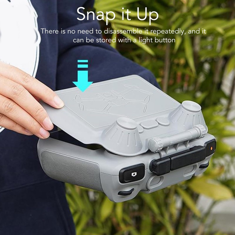 Drone Controller Sunshade, Adjustable Angle, Foldable Design, Sun Hood Screen