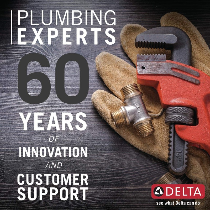 DELTA FAUCET T13422 Classic Tub & Shower, 10.00 x 7.00