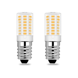 LFLAMPON E14 Led Bulb European Base Turkish Lamp Bulb Replace, Warm White 3000K 4W Equivalent 40 Watt Incandescent, Non-Dimmabl E14 Bulbs for Cooker Hood,Sewing Machine,Refrigerator,Pack of 2