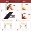 100 Feet Weather Stripping Door Seal Strip, Solike V-Shaped "Q"