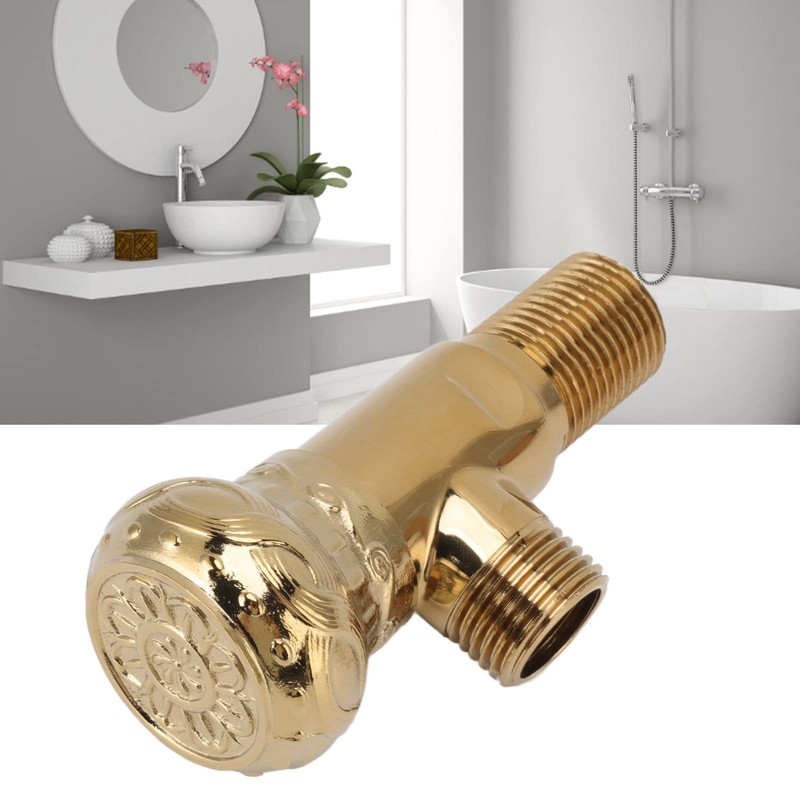 Haofy Gold Antique Full Copper Angle Valve Ball Valve for
