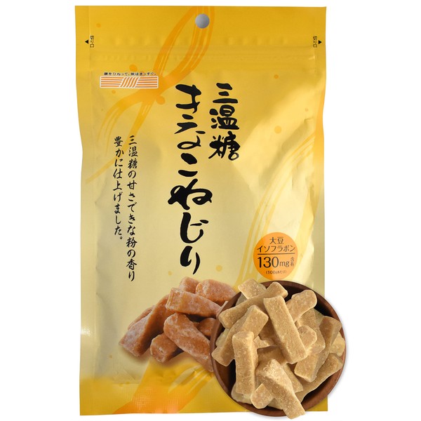 Japanese Snacks Kinako Mochi, Traditional Candy, No Additives, Gluten-Free, Twisted by Hands, Using Hokkaido Soybeans 170g【CHAGANJU】