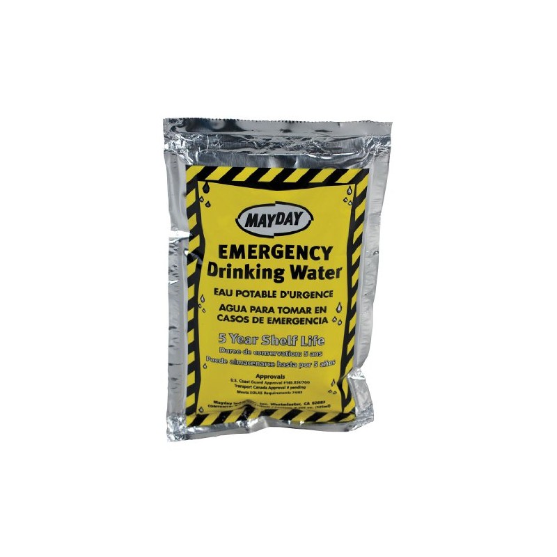 Emergency Drinking Water, 4.225 oz, PK100