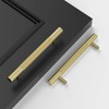 LONTAN 10 Pack Gold Kitchen Cupboard Handles 128mm Hole Centers