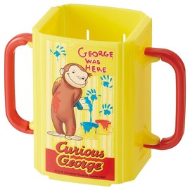 Skater DHP2 Beverage Holder, Paper Pack, Curious George Monkey Curious, 3.9 x 2.2 x Height 3.5 inches (10 x 5.5 x 9 cm)