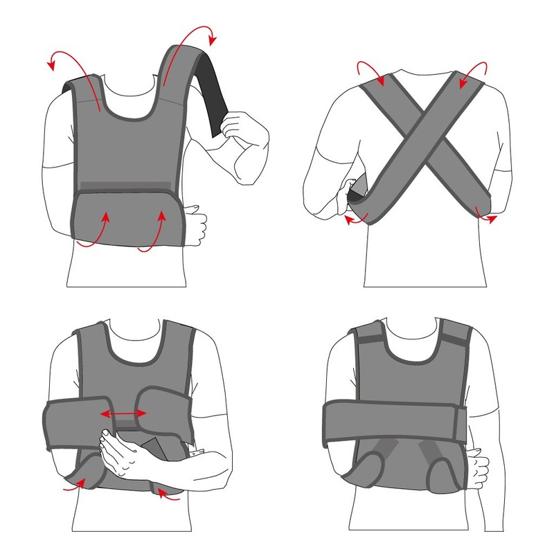 Arm Sling Shoulder Immobiliser Desault's Bandage (Child Size) X-Small