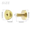 METALLIXITY Screw Back Stud Spike (12x7mm) 4pcs, Round Head Stud
