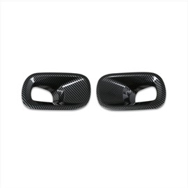 Fit For Honda New Passport 2025 2026 Front Fog Light Lamp Cover Trims (Carbon Fiber Black)
