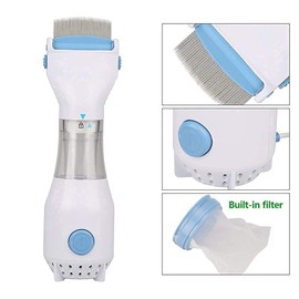 Ravido New Launch Chemical Free Head Lice Remover Treatment Head Lice Comb Eggs Remover Hair Comb Vacuums Machine With 2 Filter